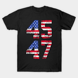 45 47 Vintage USA Trump 2024 T-Shirt